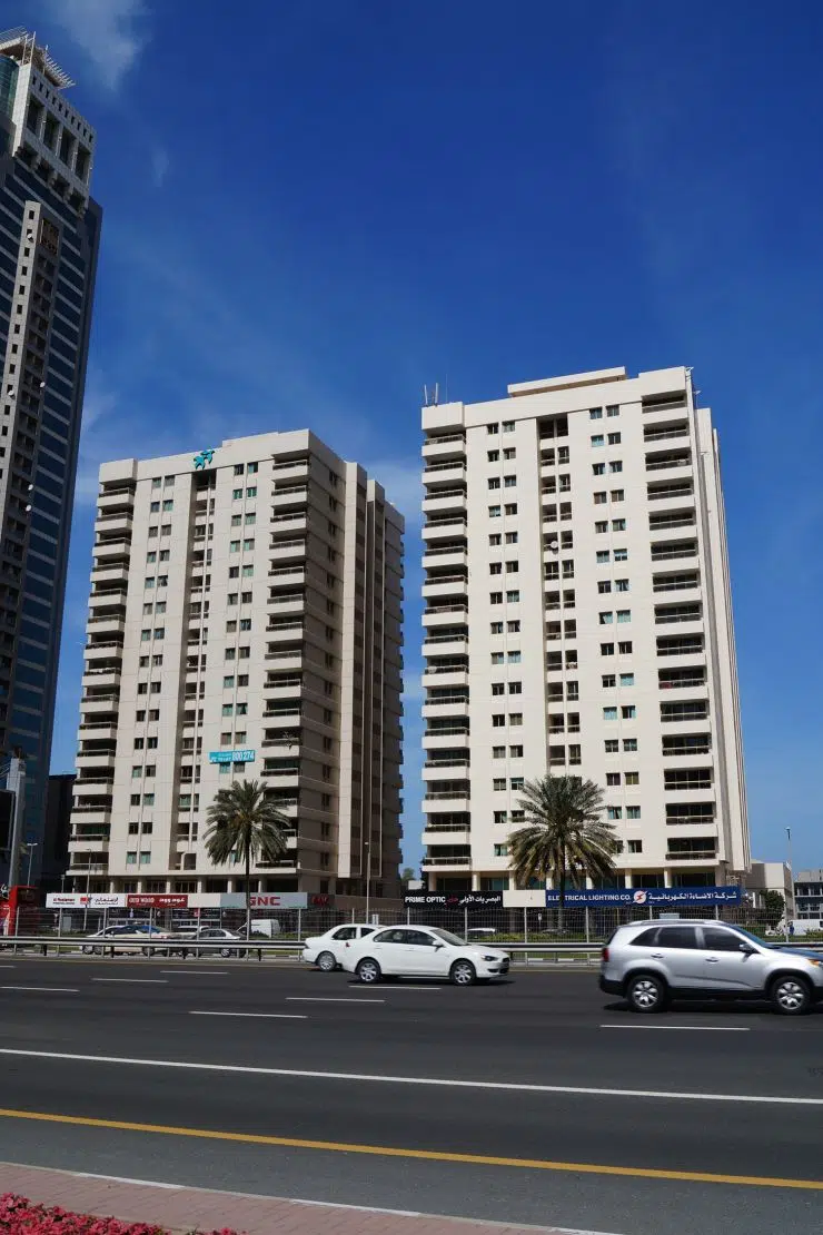 Al Rostamani Towers, Sheikh Zayed Road in Dubai