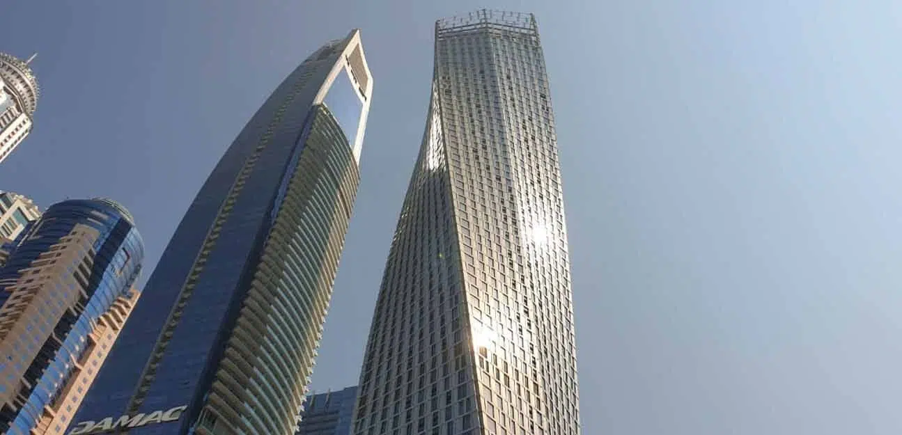 Cayan Tower, Dubai Marina in Dubai