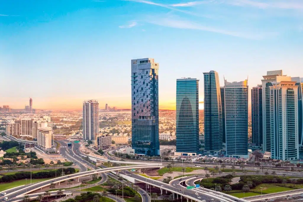 JLT (Jumeirah Lake Towers) in Dubai