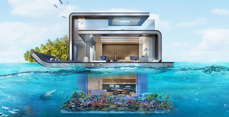 Floating Villas on Dubai