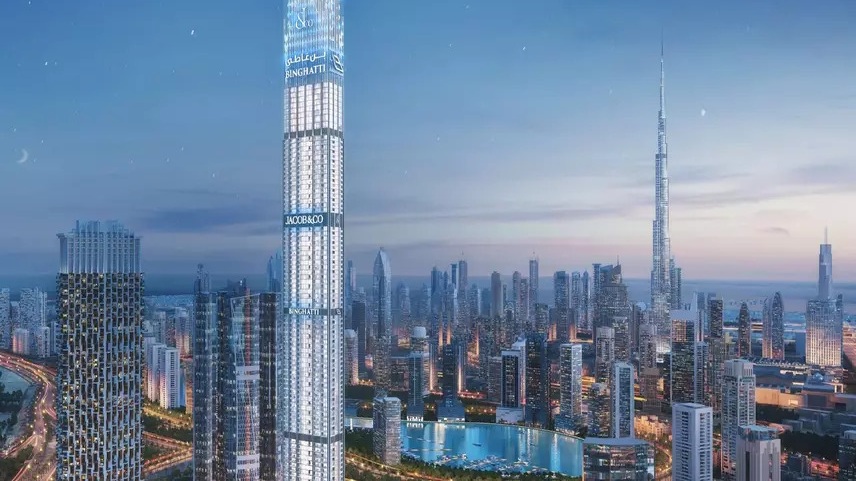 Burj Binghatti Jacob & Co. Residences: The Tallest Tower at Business Bay